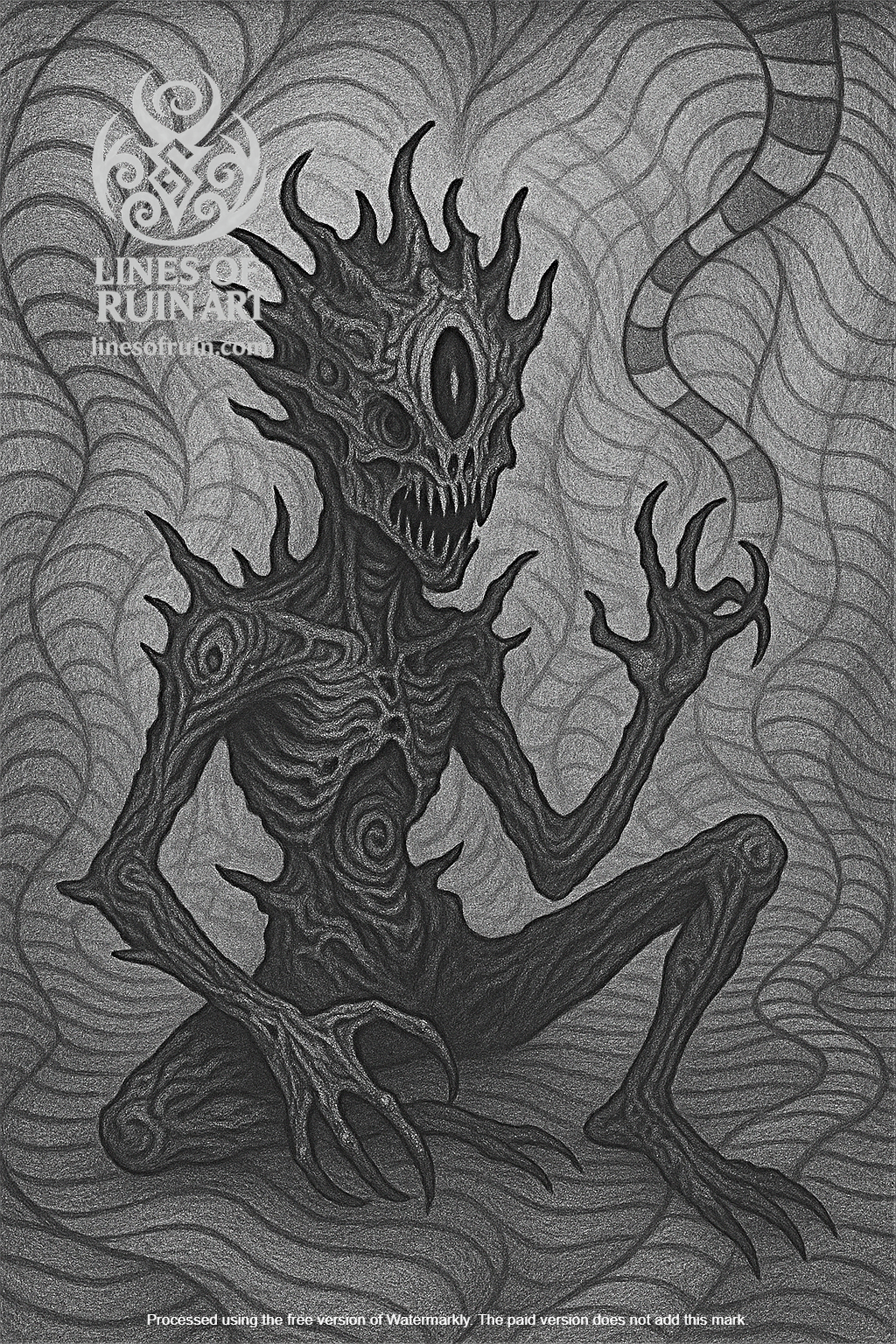 "The Demon Within" Art Print