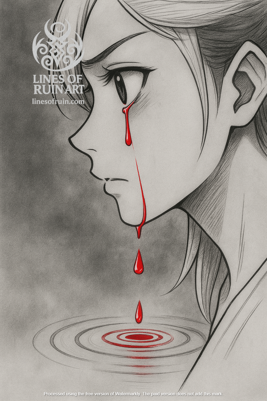 "Where The Pain Falls" Art Print