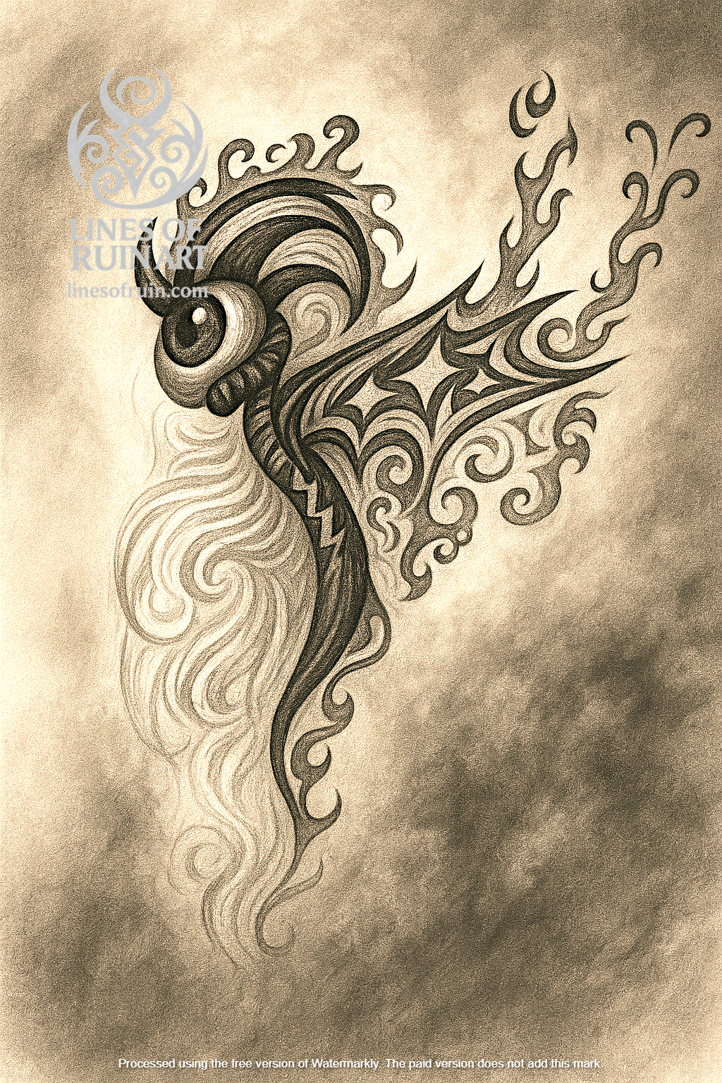 "Dark Retina" Art Print