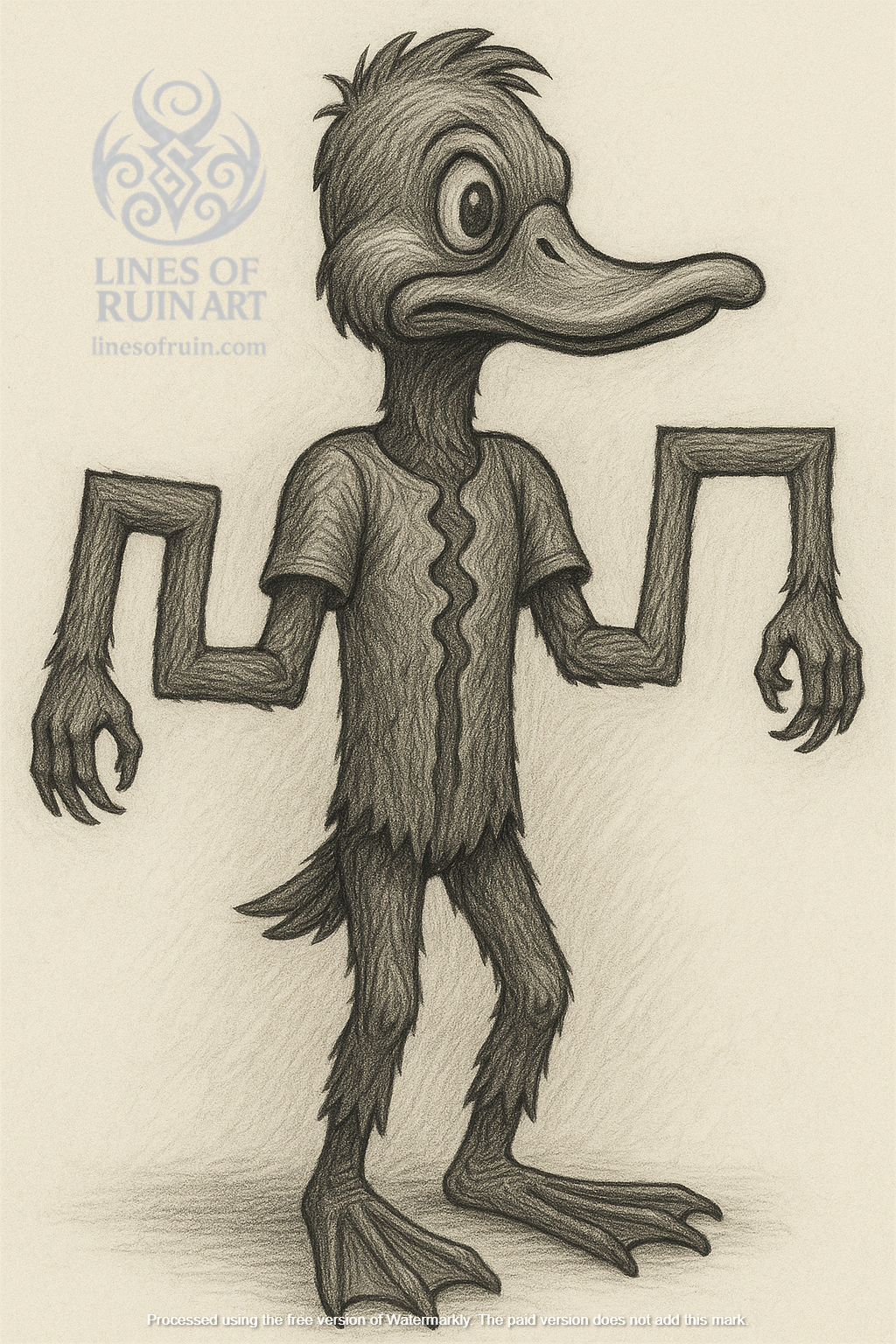 "The Entity That Learned A Smile" Art Print