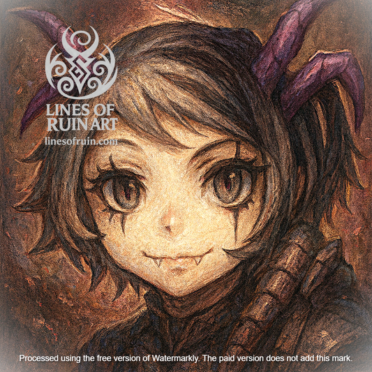 "Where Laughter Bites" Art Print