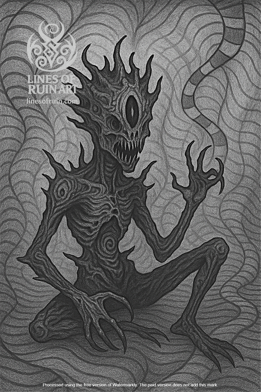 "The Demon Within" Art Print