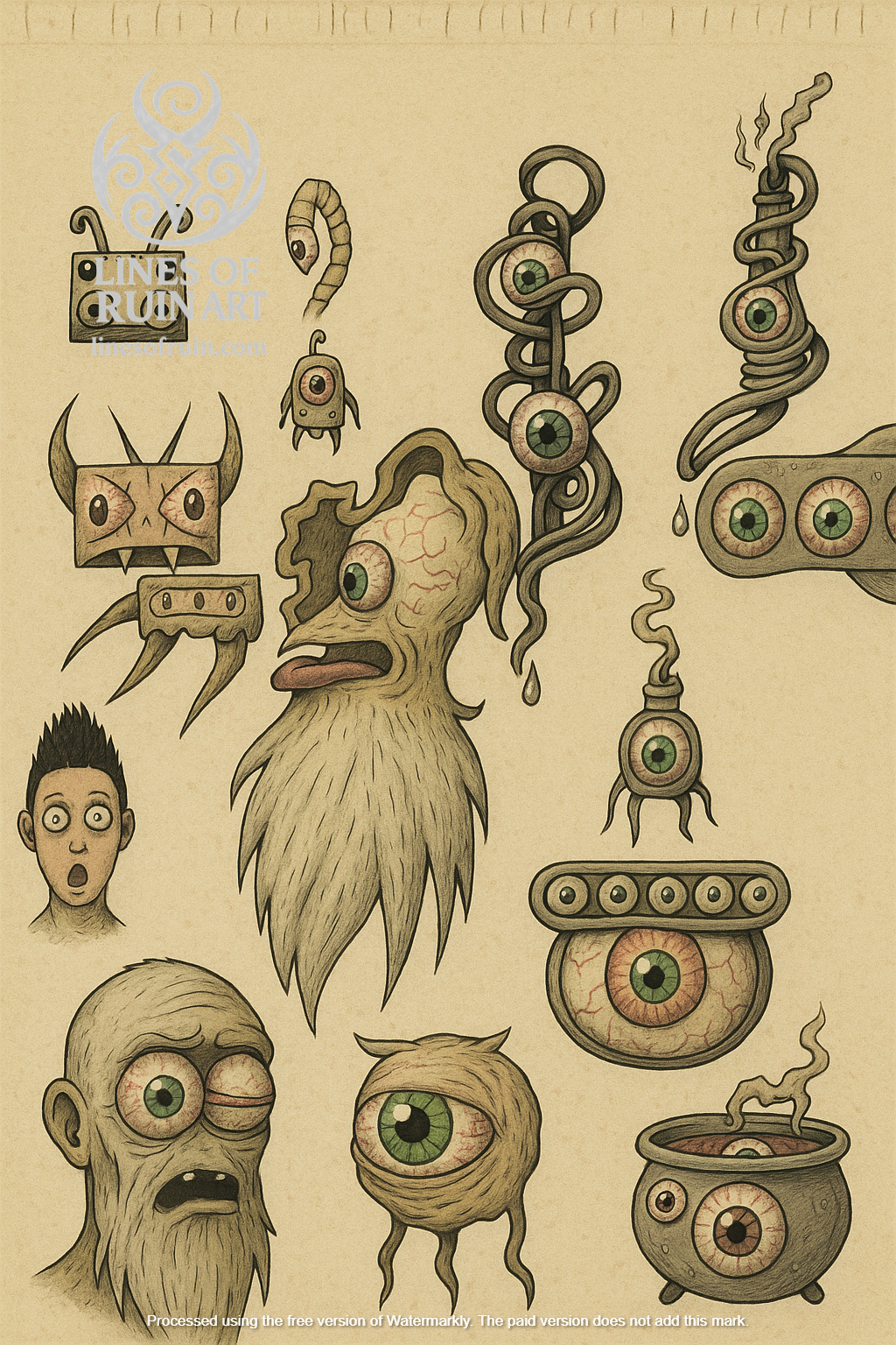 "The Gods That Glitch" Art Print