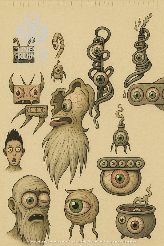 "The Gods That Glitch" Art Print