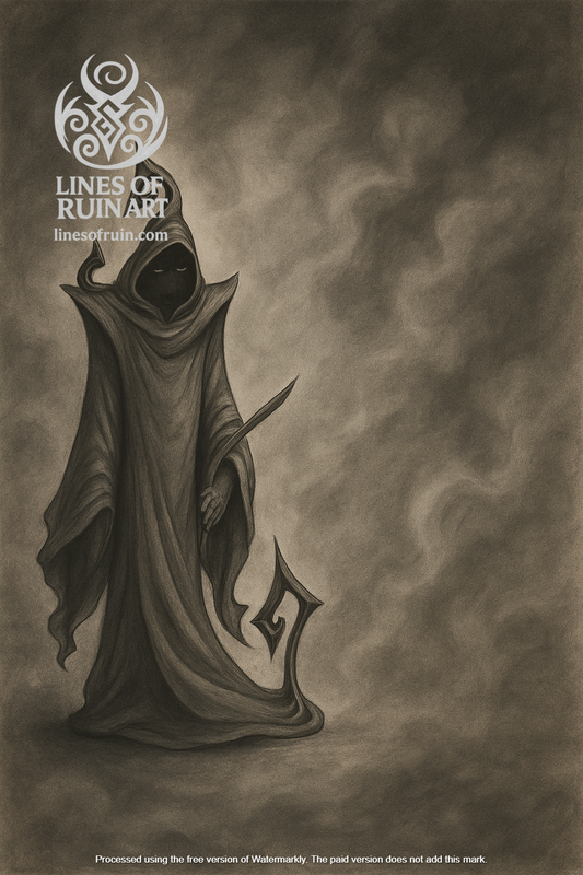 "Death's Gaze" Art Print