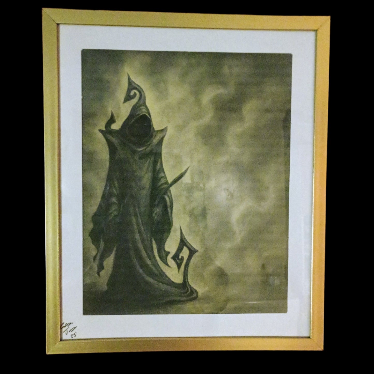 "Death's Gaze" 8x10 Framed Art Print