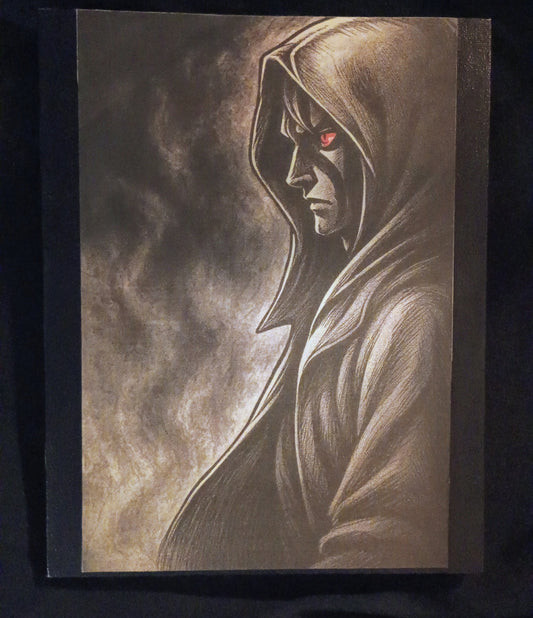 "Blade Of Hollow Vengeance" 8x10  Art & Poetry Print On Canvas