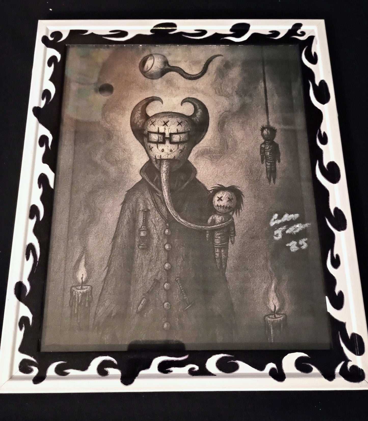 "Stitched From Sins" 8x10 Framed Art Print