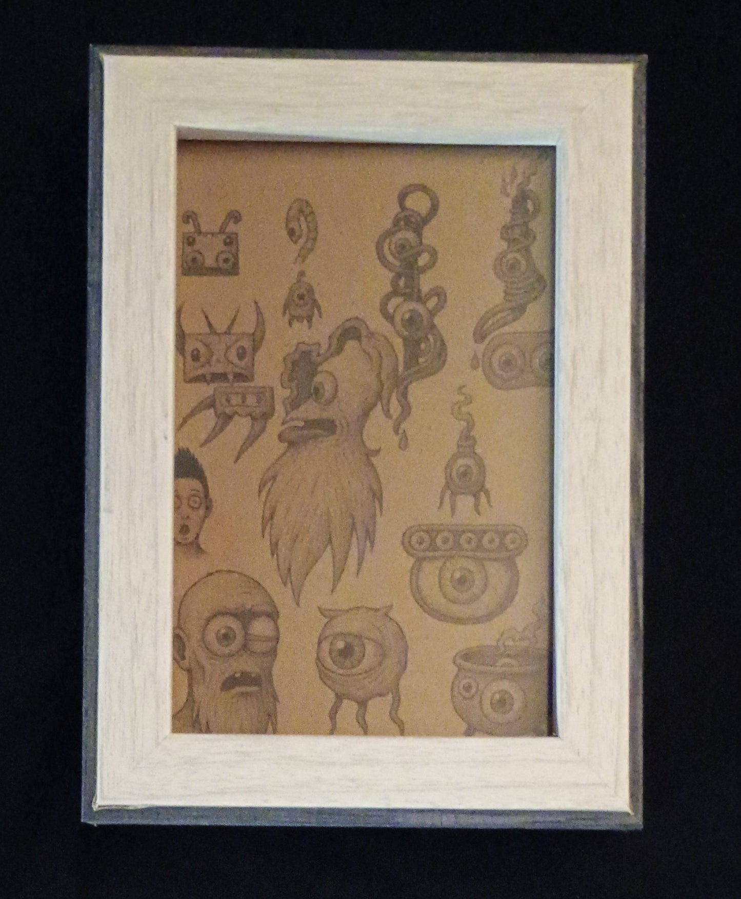 "The Gods That Glitch" 4x6 Framed Art Print