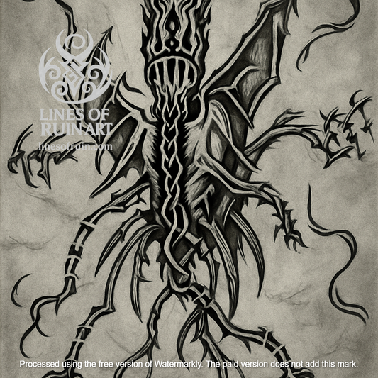 "The Chains Of Darkness" Art Print