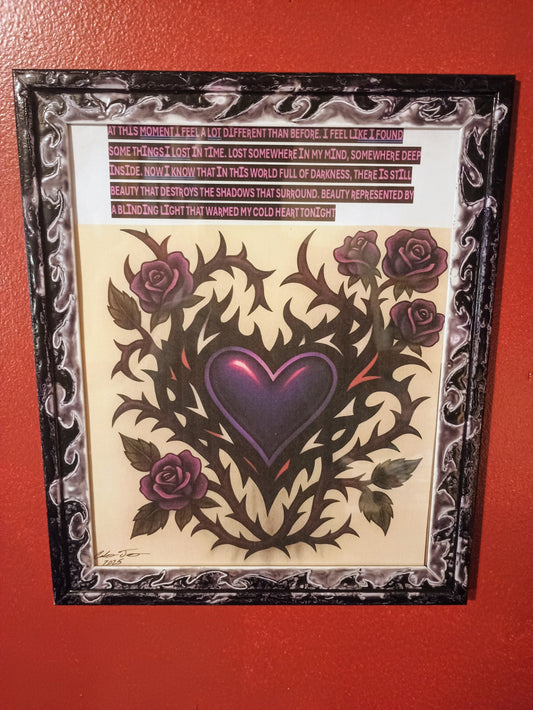 "The Light In The Dark" 8x10 Framed Art Print