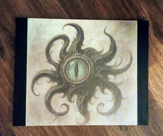 "The Thing That Watches Still" 8x10 Art & Poetry Print On Canvas